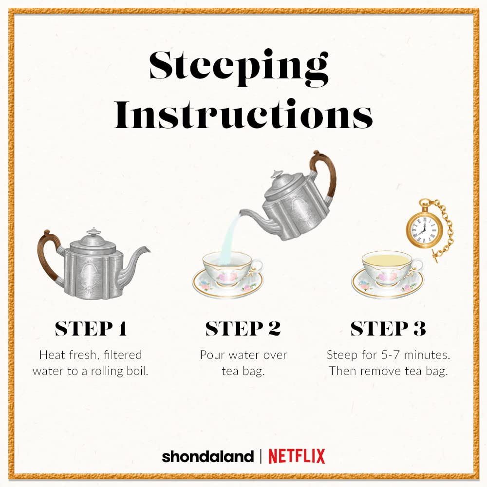 The Republic Of Tea - Bridgerton Queen'S Cake Vanilla Fruit Tea, 36 Tea Bags