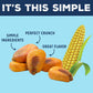 Love Corn Sea Salt Crunchy Corn Snack, Non-GMO, Vegan, Gluten-Free, 4oz Pack of 6