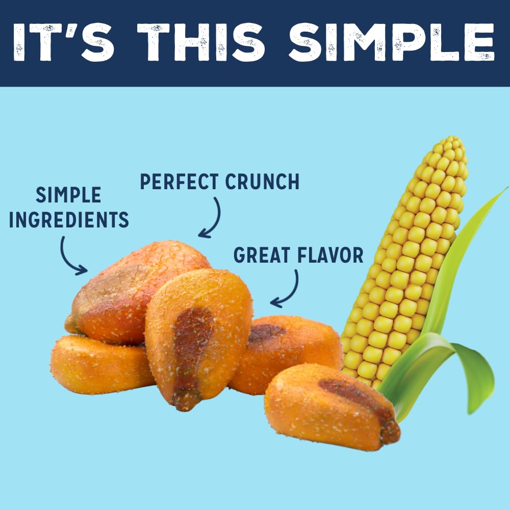 Love Corn Sea Salt Crunchy Corn Snack, Non-GMO, Vegan, Gluten-Free, 4oz Pack of 6