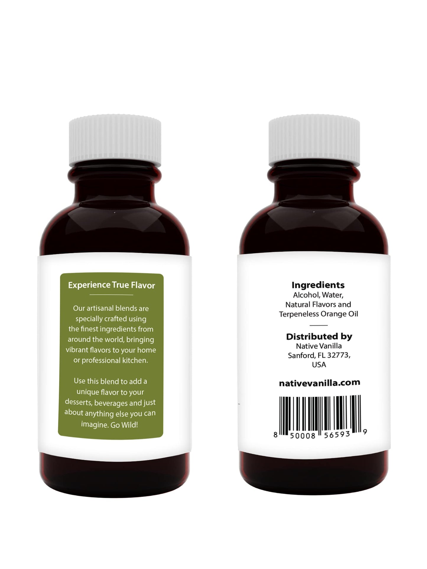 Native Vanilla Pure Flavor - Pistachio Extract - 4 Fl Oz - Ideal for Cooking, Baking, and Desserts