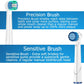 Khbd Replacement Toothbrush Heads Compatible With Oral B Braun- 16 Pack Professional Electric Precision & Sensitive Brush Heads