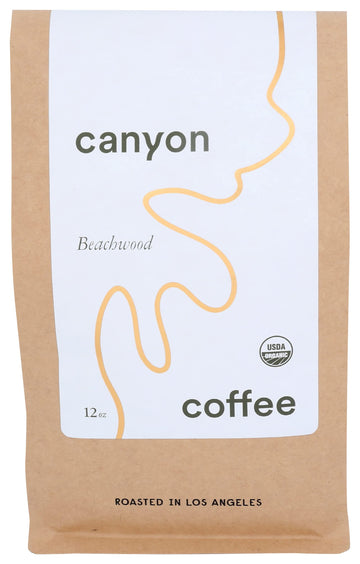 Canyon Coffee Organic Beachwood Blend Whole Bean Coffee, 12 Oz