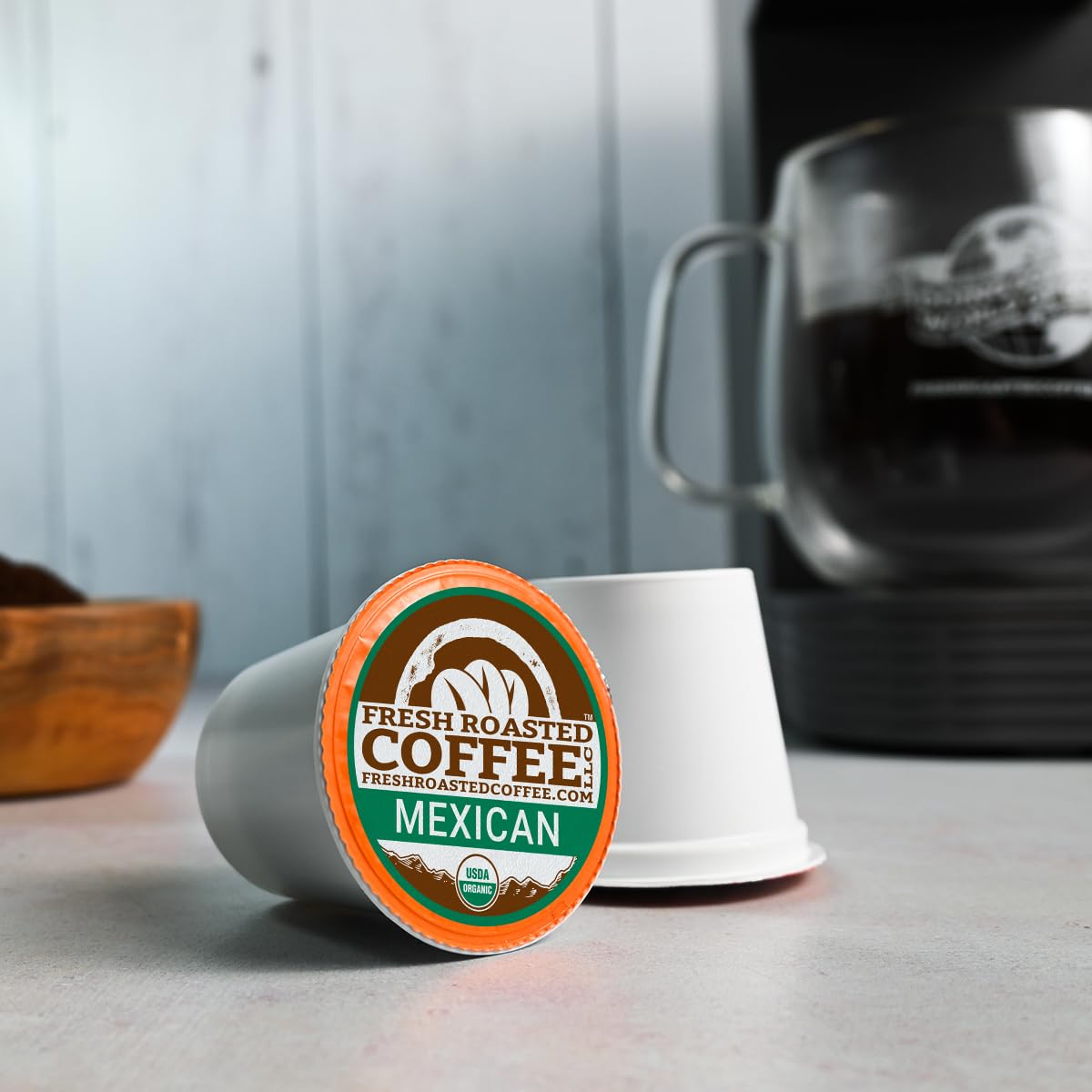 Fresh Roasted Coffee Organic Single-Origin Variety Pack, K-Cup Compatible, 96 Pods