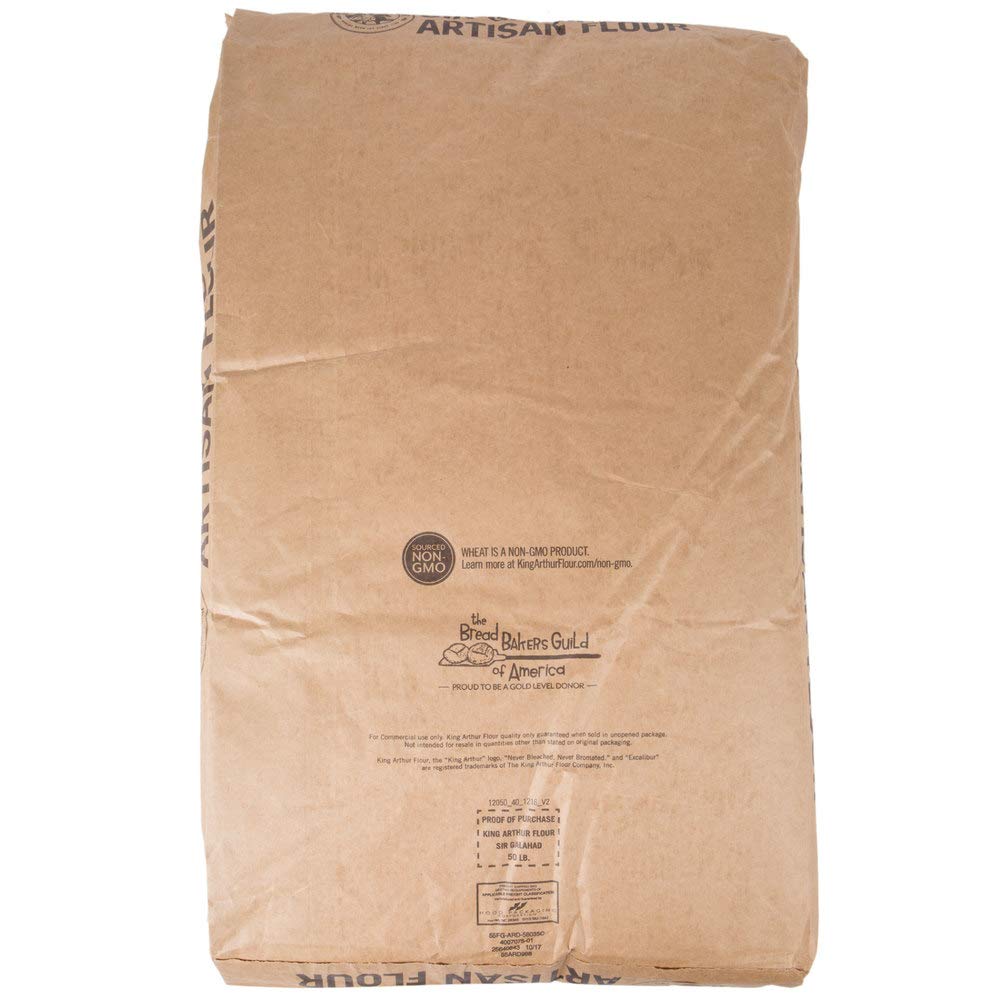 JERVAMNI King Arthur Flour Sir Galahad, All-Purpose Artisan Flour, 800 Ounce (50 Pound Pack)