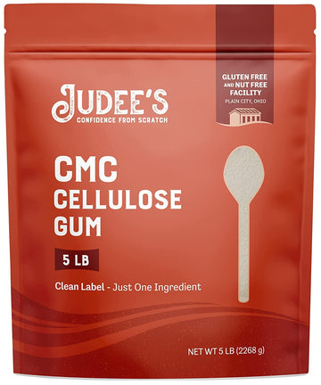 Judee'S Premium Cmc Powder 5 Lb - Use In Fondant, Frostings, And Cake Decorations - Improves Gluten Free Dough - Prevents Ice Cr