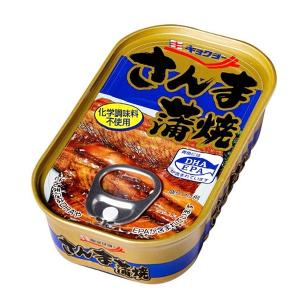Ninjapo Sanma Kabayaki (Pacific Saury) Canned Food - 3.5oz, 3pcs - Japanese Delicacy