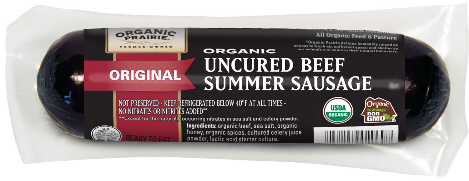Organic Prairie Original Uncured Organic Beef Summer Sausage