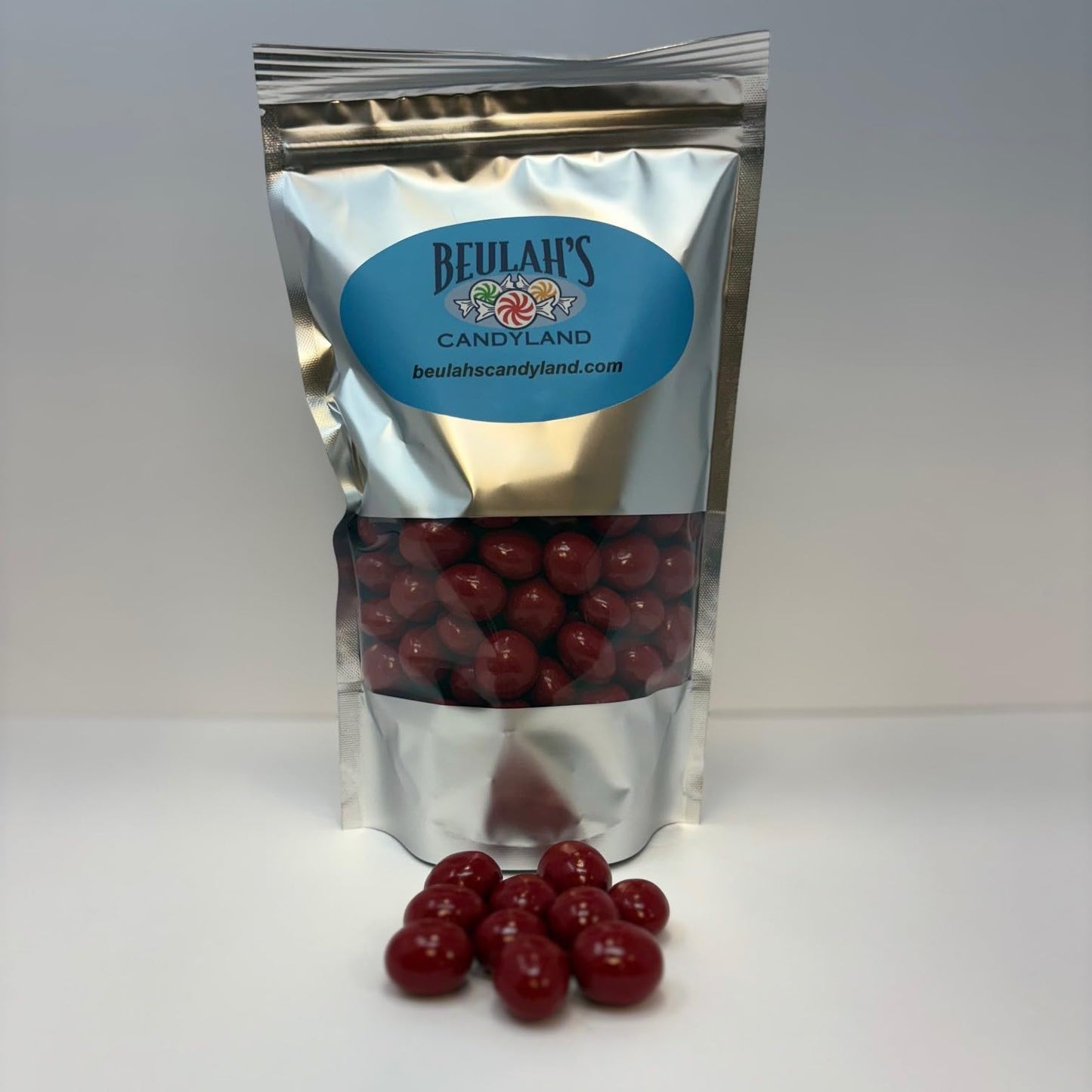 Beulah'S Red Chocolate Covered Dried Cherries, 2 Pound Package, 160 Pieces Of Candy