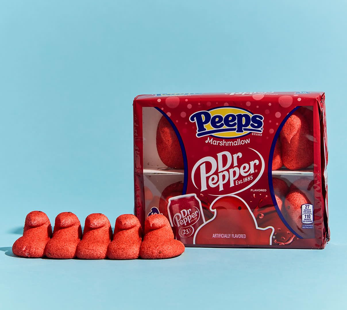 Dr. Pepper Peeps - Perfect Easter Basket Stuffer - Gift Pack Of 2, 10 Count Boxes By Lyza'S Sweets & Treats