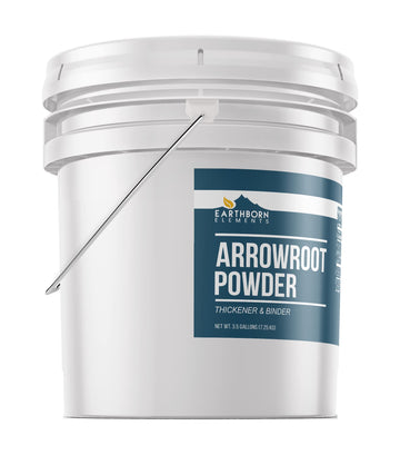 Earthborn Elements Arrowroot Powder 3.5 Gallons, Thickener & Binder, Corn Starch Alternative