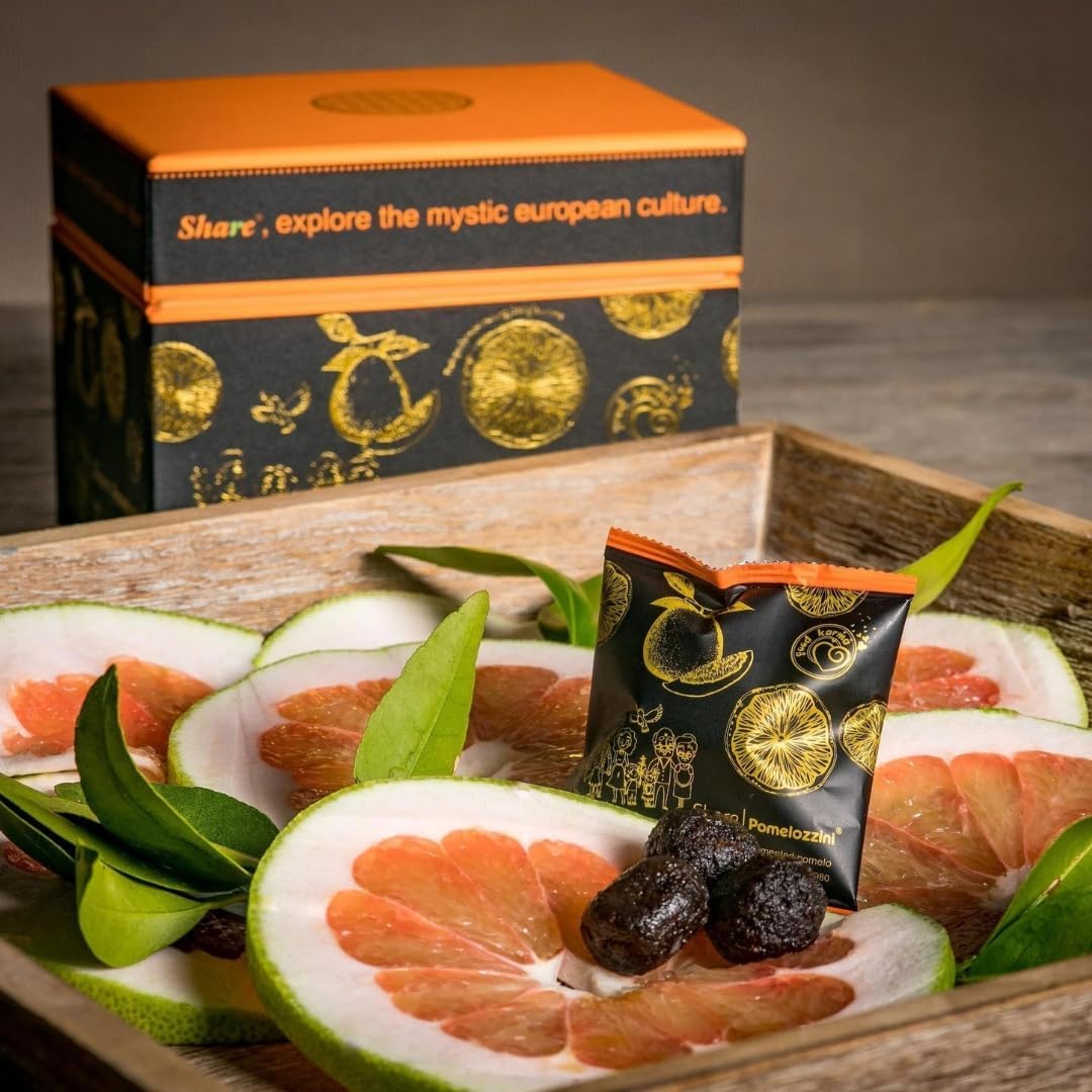 Share Pomelozzini - 20 pieces special edition box, Fermented Pampelmuse, 30+months fermented, Share Swiss Fermented, Original Na