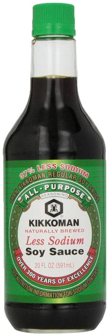 Kikkoman Soy Sauce - Traditionally Brewed, Reduced Sodium Content, Healthy and Authentic, Ideal for Stir-Fries and Marinades - 2