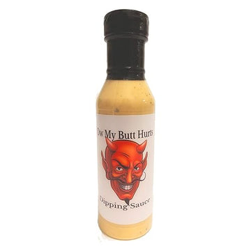 Ow My Butt Hurts Garlic Ghost Chile Ranch Dressing & Dipping Sauce 12 Oz Bottle | Chicken Nuggets Fish Sticks French Fries Wild