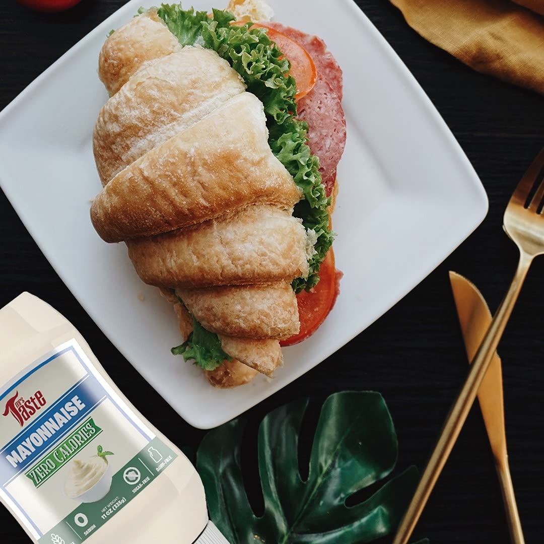 Mrs Taste Sugar Free Mayo, Zero Calories, Zero Sodium, Zero Sugar, High Fiber, Keto Friendly, Paleo Friendly, Condiments And Sau