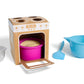 Goliath Tasty Tinies Bake Shop Vanilla Cake Mix Kit with Unicorn Tracks Sprinkles & Vanilla Frosting Mix | Bake & Decorate 2 Rea