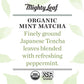 Mighty Leaf Tea, Organic Mint Matcha Green Tea Powder, 1.5 Ounce Tin, Japanese Matcha With Mint Powder, Unsweetened