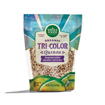 Whole Foods Market, Quinoa Tri Color Regenerative Organic, 16 Ounce