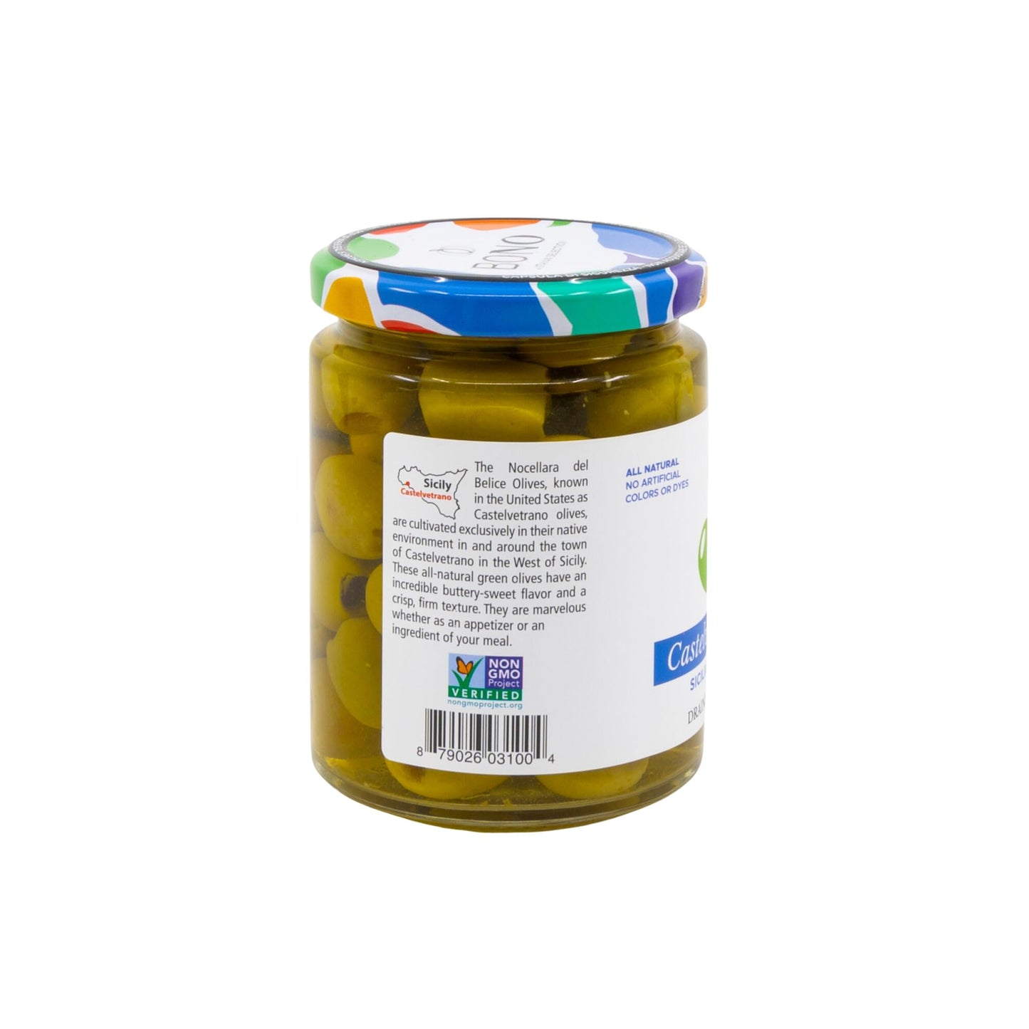 Bono Italian Gourmet Olives | Product Of Italy | All Natural | No Artificial Colors Or Dyes | Non-Gmo Verified, (Pack Of 2) (5.3