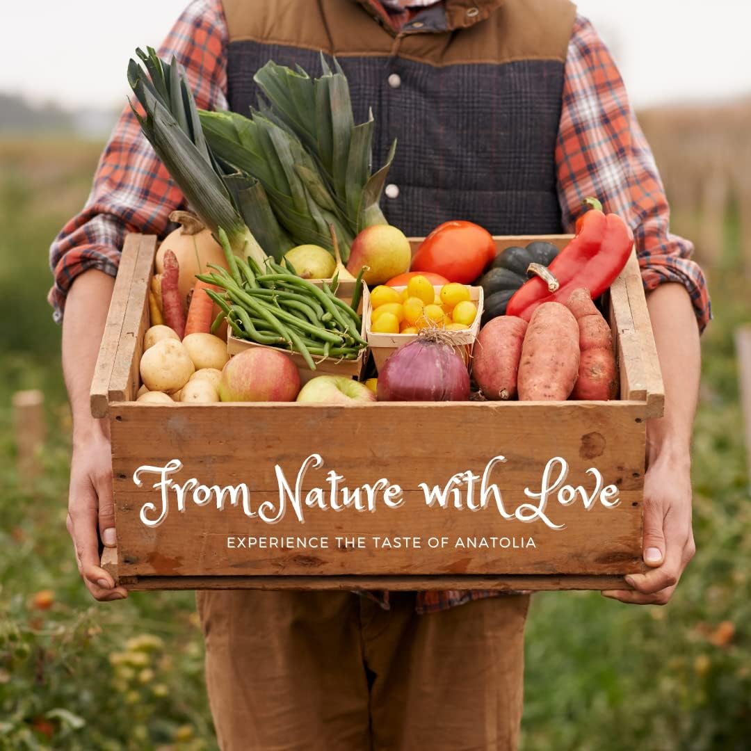 Boyraz Pure Anatolia Organic Sun Dried Tomatoes Julienne Cut, No Sugar Added, USDA Certified, Kosher & Halal, Pack of 6