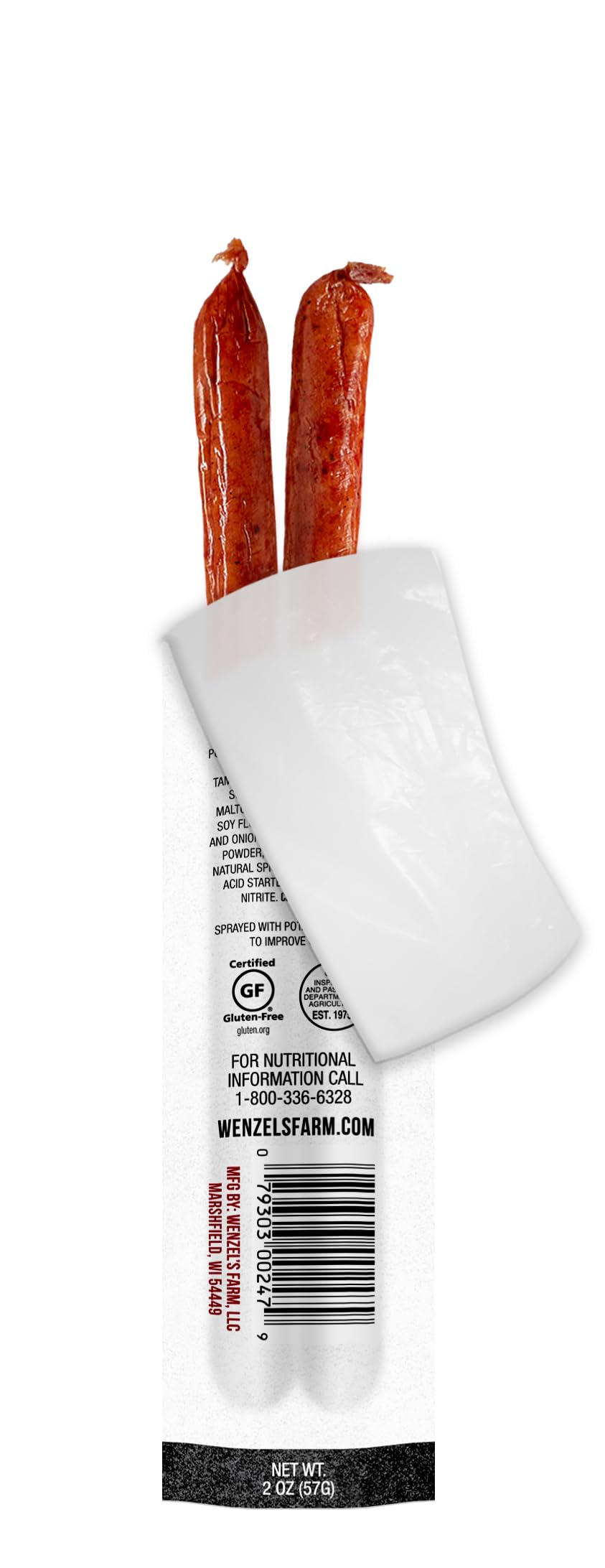 Wenzels Farm Teriyaki Sticks, High Protein, Low Carb, Gluten Free, 32 Count