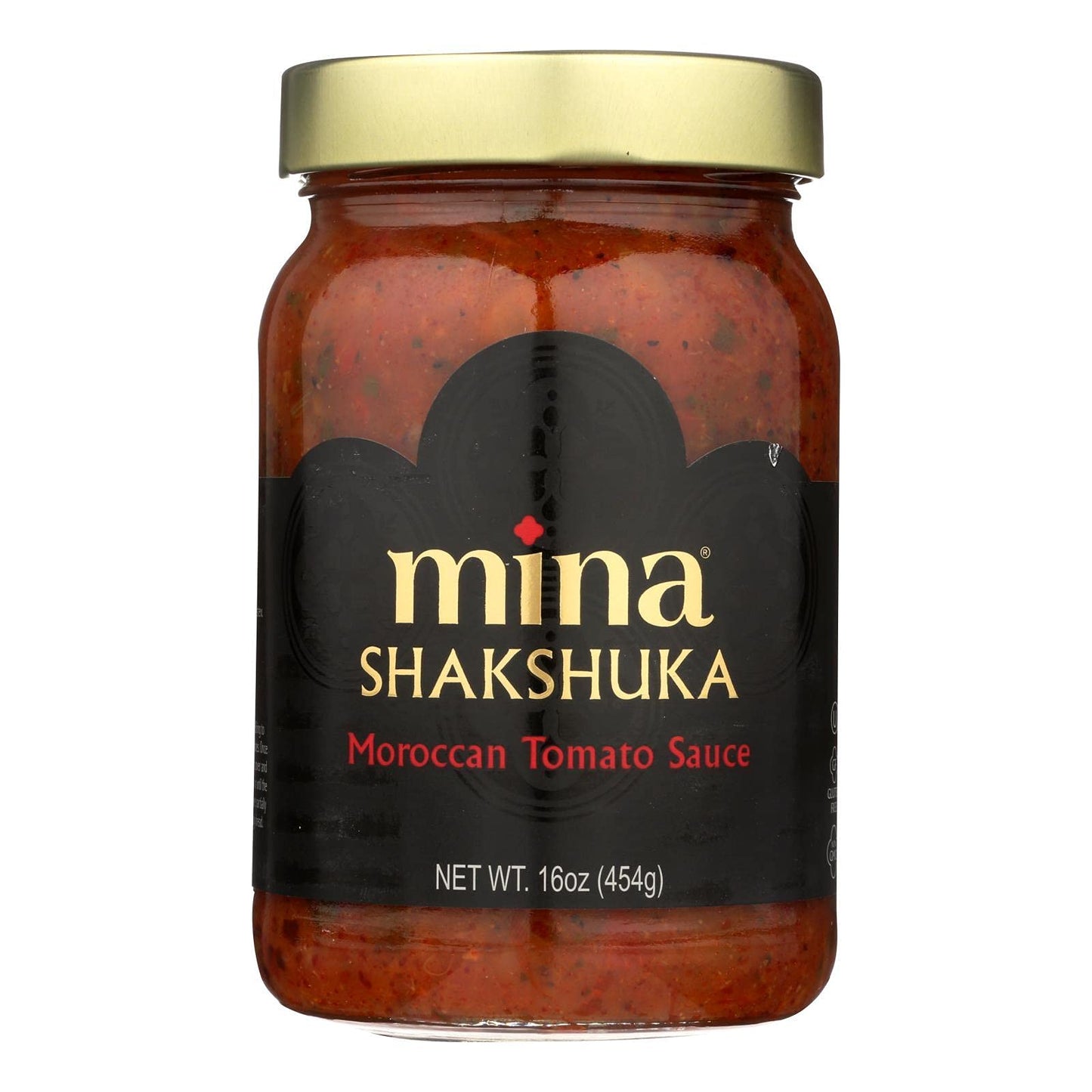 Mina, Sce, Tomato, Shkshuka, Mrccn, Pack of 6, Size 16 FZ, (Gluten Free Kosher Low Sodium Vegan Wheat Free Yeast Free) 6