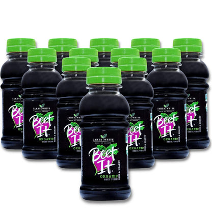 BEET IT Organic Beet Juice, 8.5 Ounce (Pack of 12) GMO-Free 100% Natural Beet Juice Organic - Gluten Free, No Added Sugar, Not f