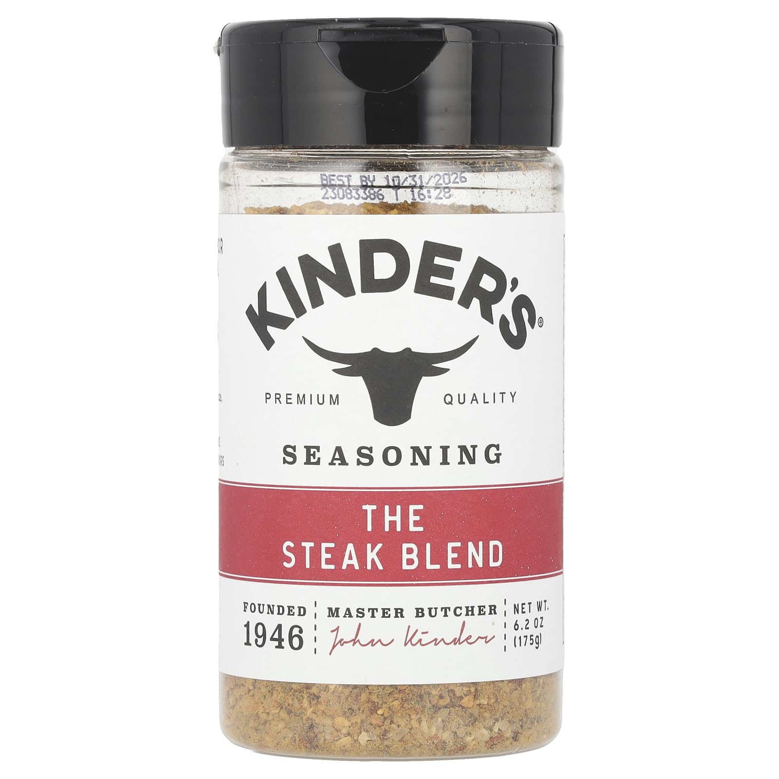 KinderS  The Steak Blend Rub  6.2 Ounce  Seasoning