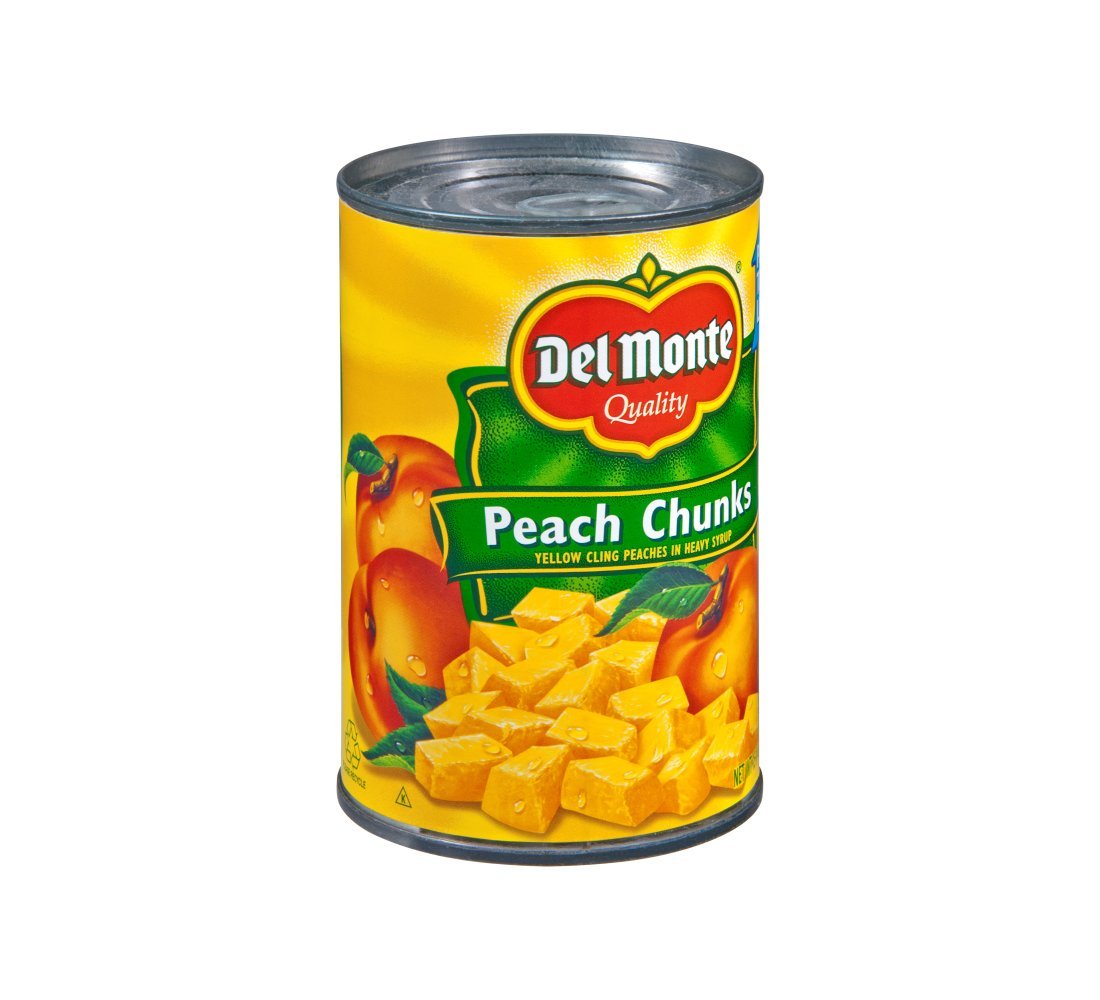 Del Monte Peach Chunks Yellow Cling in Heavy Syrup - 12 Pack