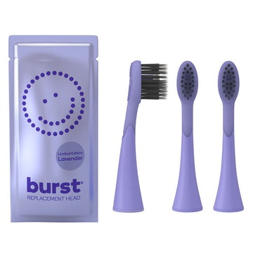 Burst Toothbrush Heads - Genuine Burst Electric Toothbrush Replacement Heads For Burst Sonic Toothbrush - Ultra Soft Bristles Fo