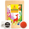 WT WEETEE Decaf Black Tea Bags, 100 Count CO2-Decaffeinated Black Tea, Smooth & Mild Taste | Drink All Day | Resealable Kraft Ba