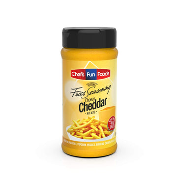 Gourmet Fries Seasonings Bottle, Cheesy Cheddar, 9 Ounce
