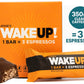 Wake Up!™ Chocolate Caffeinated Protein Bars – 350 Mg Clean Caffeine (1 Bar = 3 Espressos) • Vegan, Gluten-Free, Kosher • Plant-Based Energy + Protein • On-The-Go Focus & Endurance