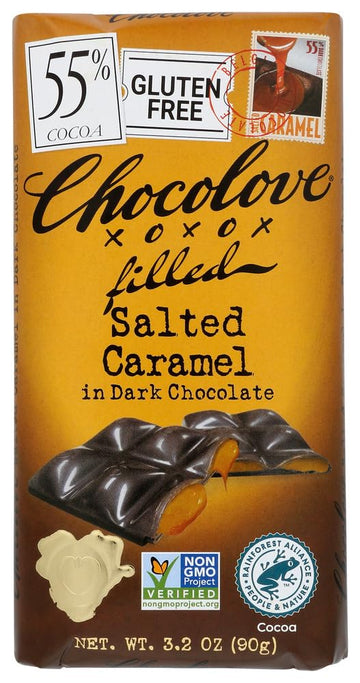 Chocolove Bar,Slt Crml,Dk Choc,55% 3.2 Oz (Pack Of 10)