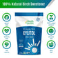 Health Garden Birch Xylitol Sweetener - 1 LB x 2 Resealable Bag - Pure Birch Xylitol - Non GMO, Kosher, and Made in the U.S.A. -