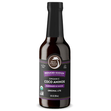 Big Tree Farms Organic Coco Aminos - Soy-Free Sauce, Low Sodium, Gluten Free, 10 Fl Oz