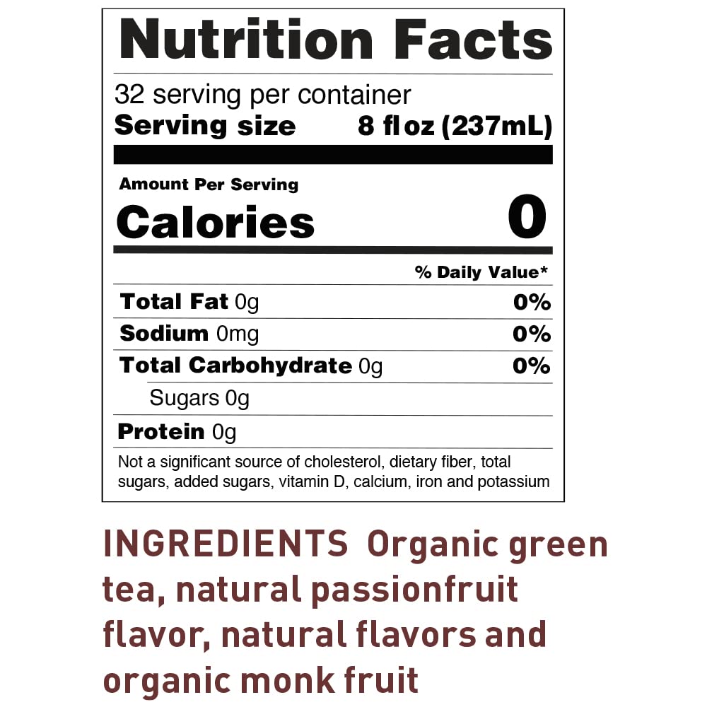 The Republic of Tea Sweet Iced Tropical Green Tea, 8 Quart-Sized Iced Tea Pouches, Naturally Caffeinated