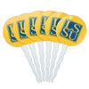 Lake Superior State Secondary Cupcake Picks Toppers Decoration Set of 6
