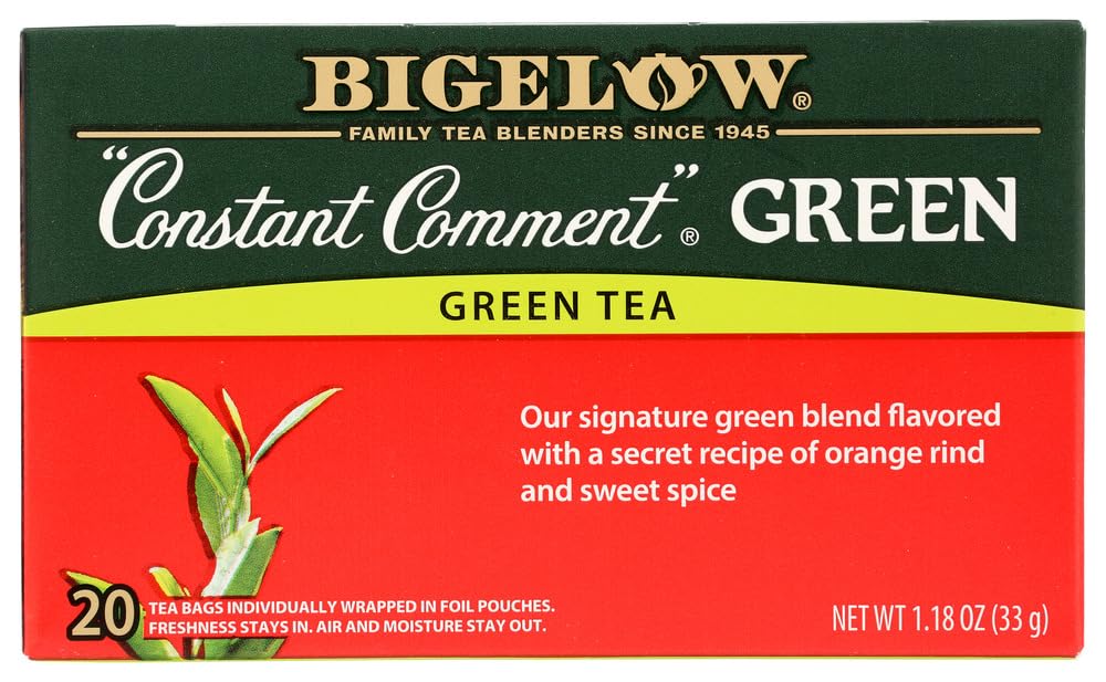 Bigelow Constant Comment Green Tea Bags, 20 ct (Pack of 6)