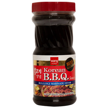 Wang Bulgogi Marinade, Sweet and Quick Fire Flavor, Korean Barbeque Sauce, 29.63 Ounce