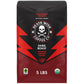 Death Wish Coffee Dark Roast Grounds - USDA Organic, Bold Blend of Arabica & Robusta Beans, 5 Lbs.