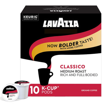 Lavazza Classico Single-Serve Coffee K-Cup Pods For Keurig Brewer, Medium Roast,100% Arabica, Value Pack, Full Bodied Medium Roa