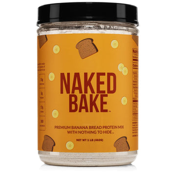 Naked Bake - Banana Bread Mix, Multi Purpose Protein Powder For Baking, Shakes, Pancakes, 15G Protein - Gluten Free, Non-Gmo, No