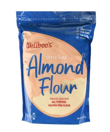 Wellbee's Almond Flour, Extra Fine, Gluten Free, Blanched, Low Carb, All Purpose, 5 lbs