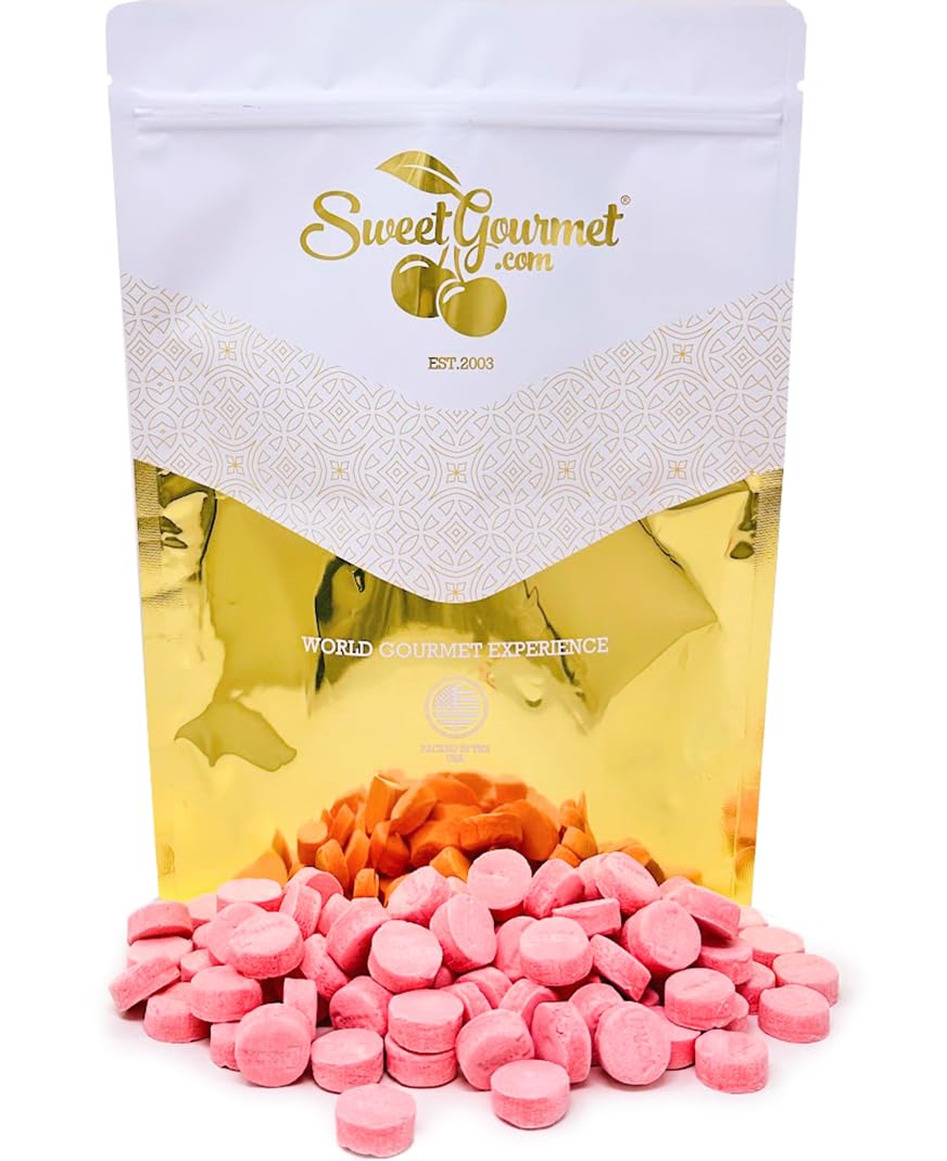 SweetGourmet Pink Wintergreen Lozenges Bulk Candy - 3 Pound Pack