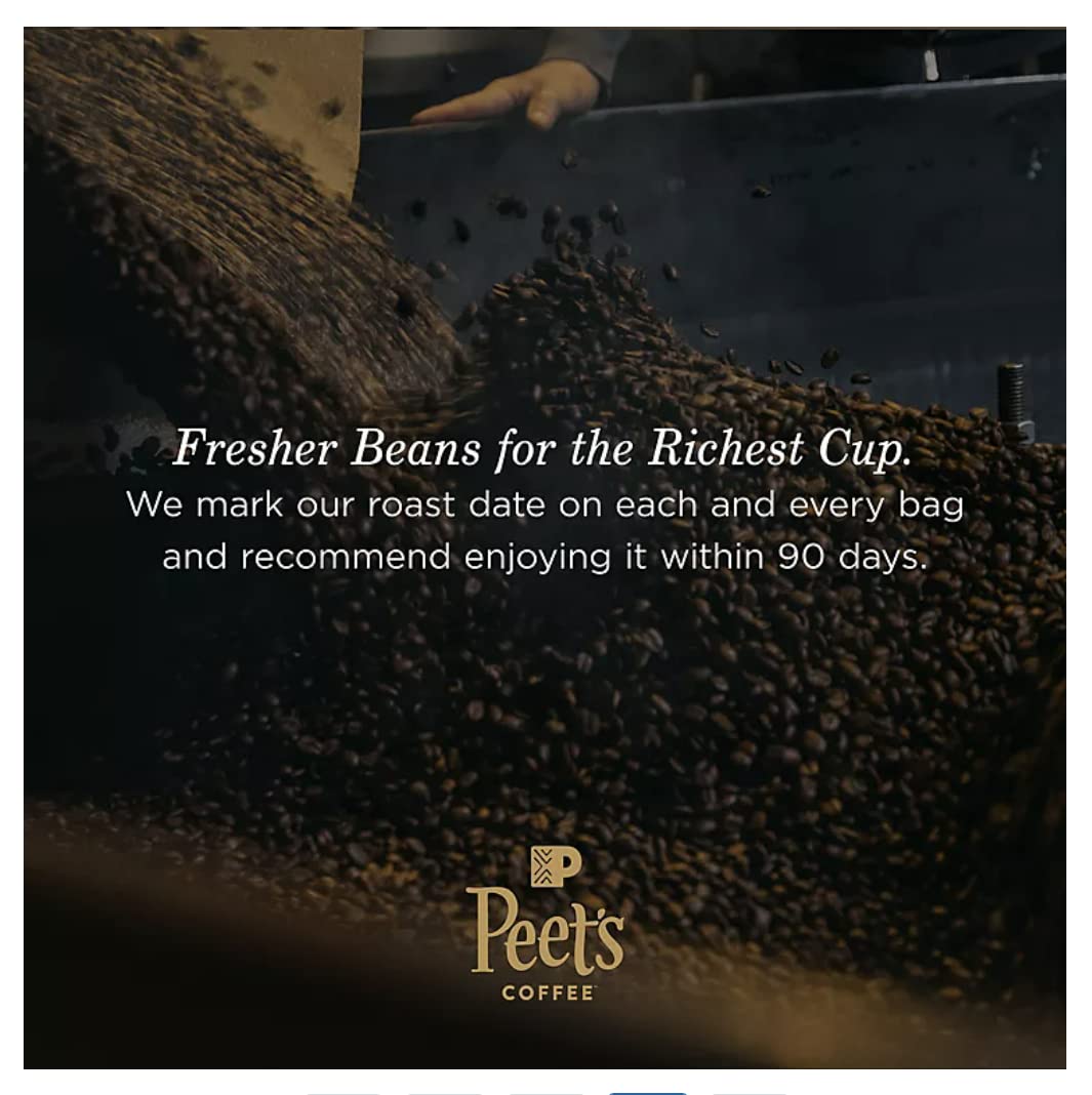 Peet'S Coffee, Major Dickason'S Blend, Dark Roast, Whole Bean 32Oz (2 Pack)