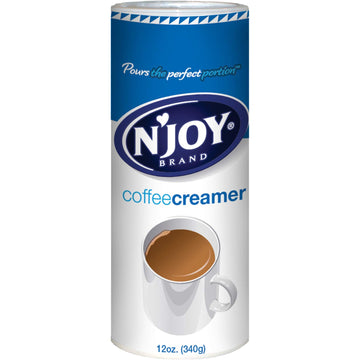 NJoy Non Dairy Coffee Creamer, 12 Ounce (Pack of 6), Cream, Model 94150