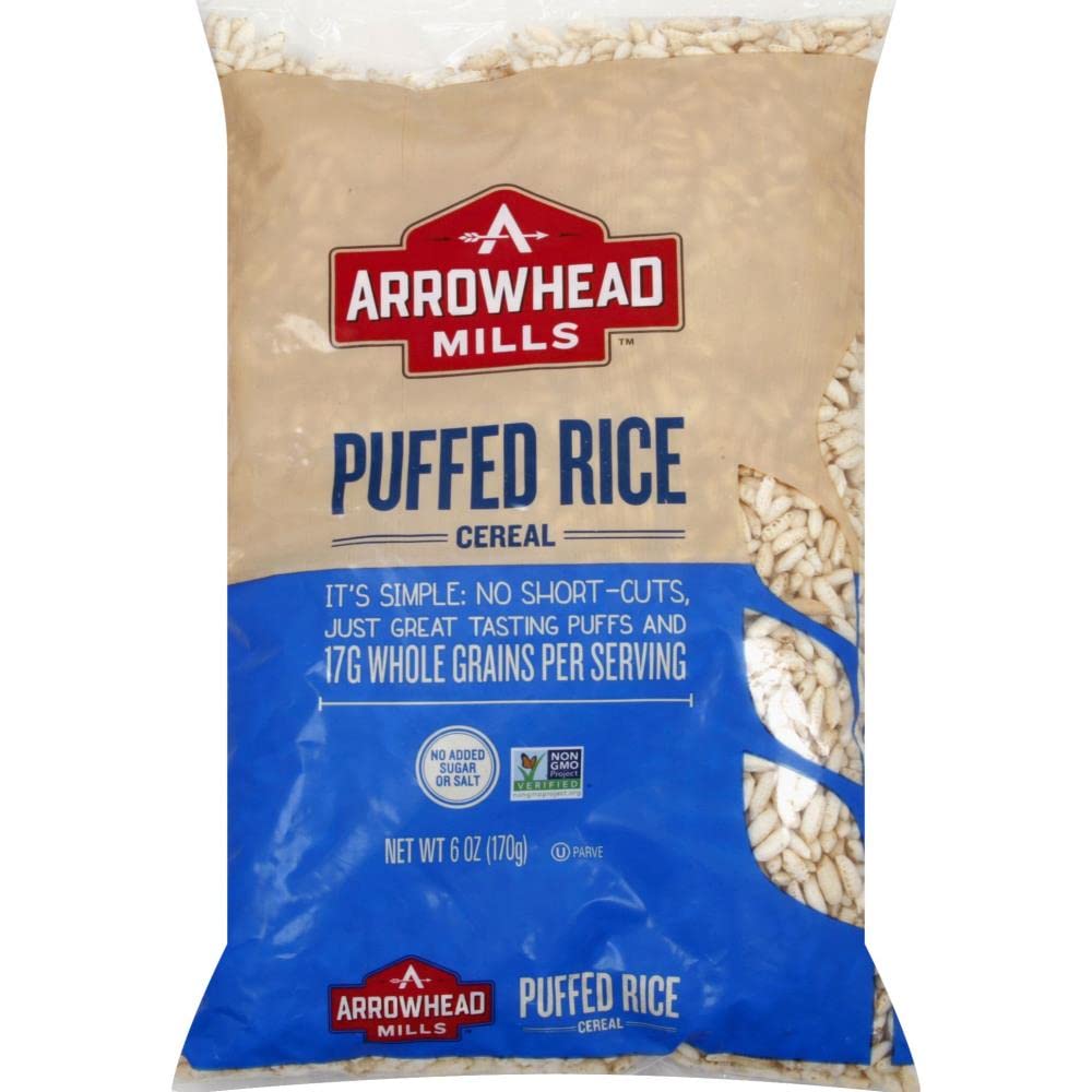Arrowhead Mills Puffed Rice Cereal, 6 Oz - Pack Of 2