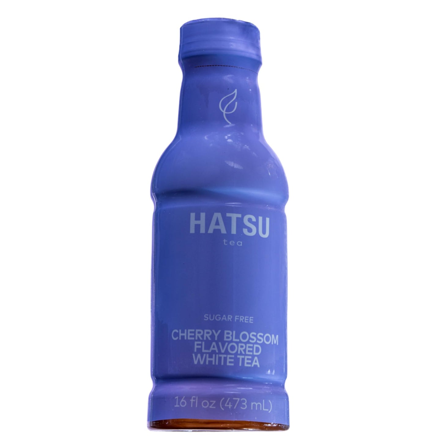 Hatsu Sugar-Free White Tea Cherry Blossom Flavor, Low-Calorie Iced Tea, 16.9 fl oz Bottles, Pack of 12