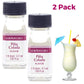 Lorann Pina Colada Ss Flavor, 1 Dram Bottle (.0125 Fl Oz - 3.7Ml - 1 Teaspoon) - 2 Pack