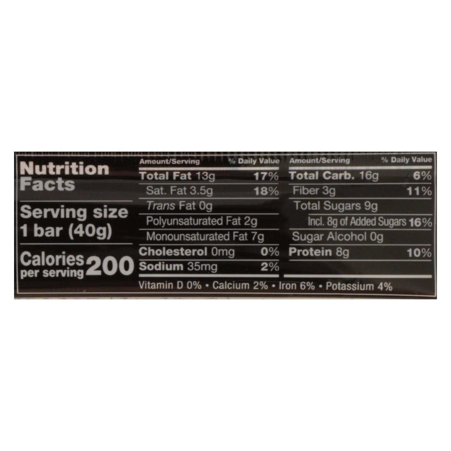Kind Plus Peanut Butter Dark Chocolate Granola Bar 1.4 Oz. Wrapper